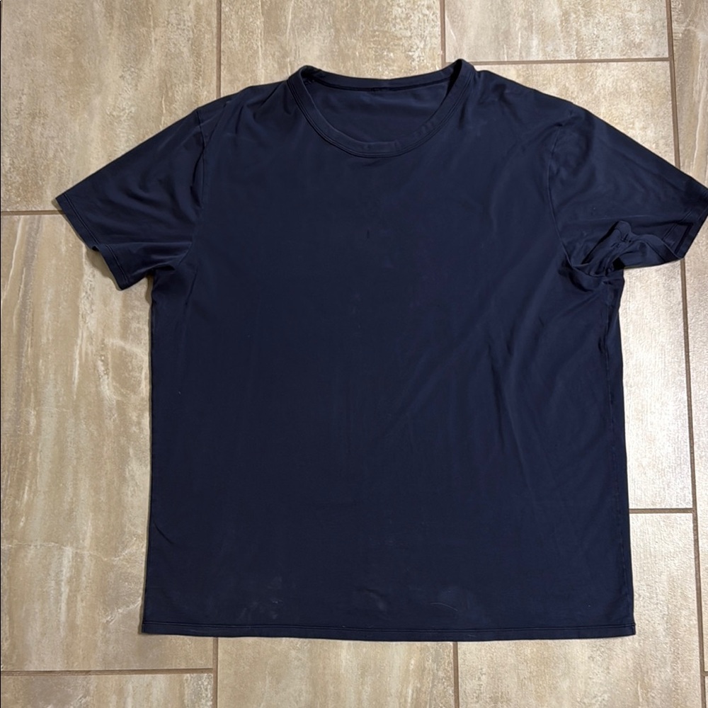 Lululemon Athletica XL Blue Short Sleeve Tee